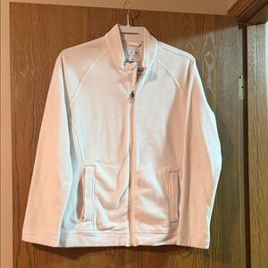 adidas Cream Waffle-Knit ClimaWarm Jacket